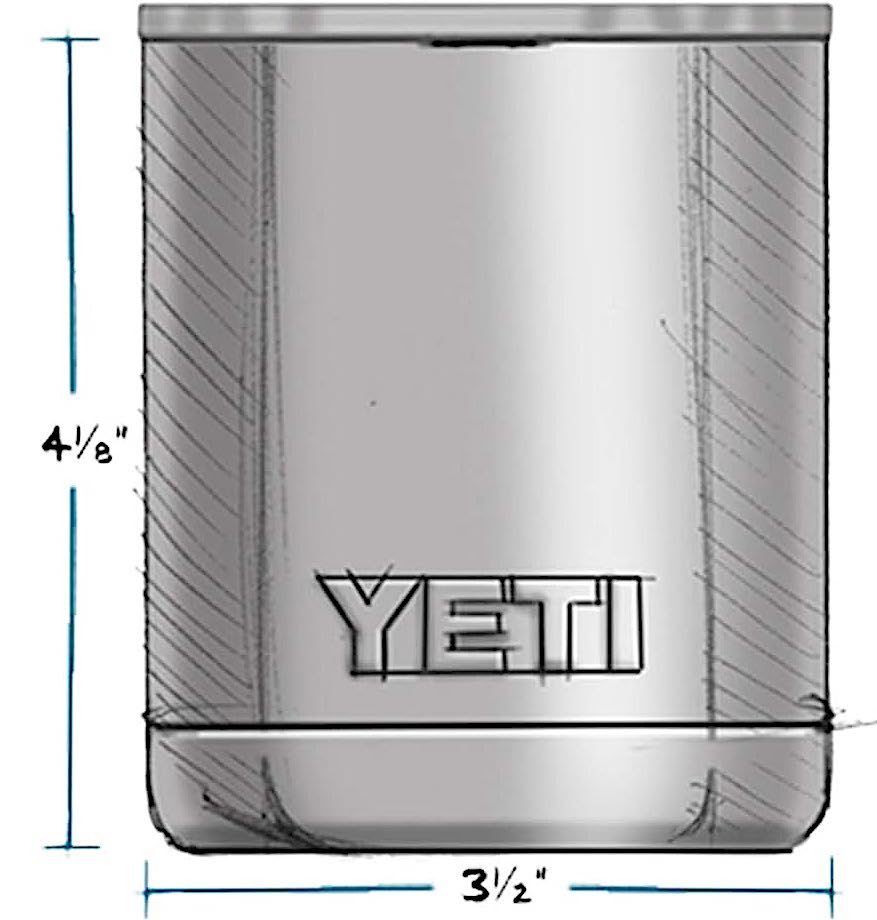 YETI Rambler - Vaso de acero inoxidable con tapa MagSlider, 10 onzas, color  blanco